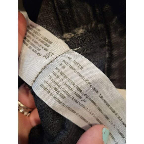 NWT Abercrombie Jeans Women's 22 Black The 90s Straight High Rise 36 Waist - Picture 4 of 4